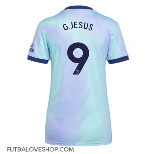 Dres Arsenal Gabriel Jesus #9 Tretina pre Ženy 2024-25 Krátky Rukáv